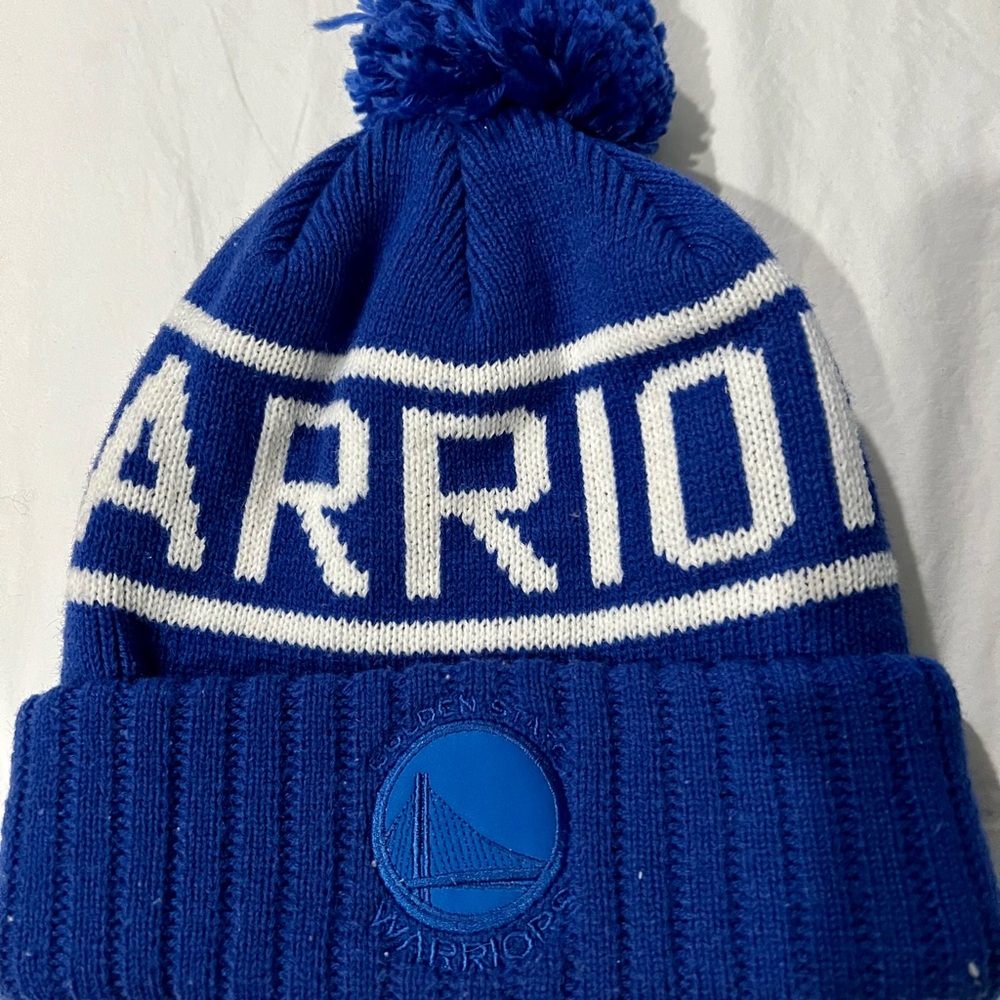 Golden State Warriors Blue Knit Beanie